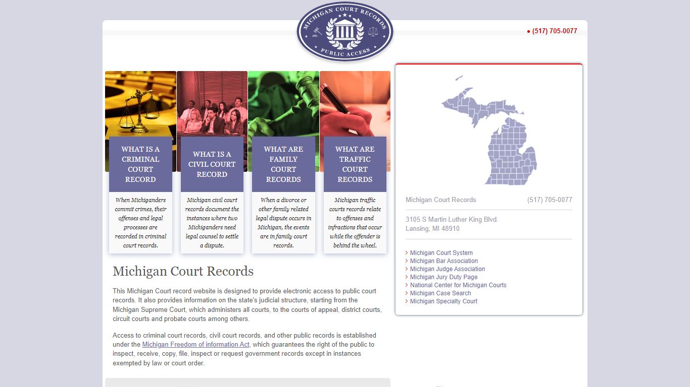 Michigan Court Records | MichiganCourtRecords.us