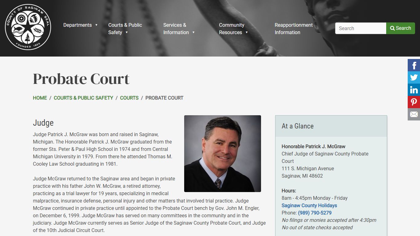 Probate Court | County of Saginaw, MI - Saginaw County, Michigan